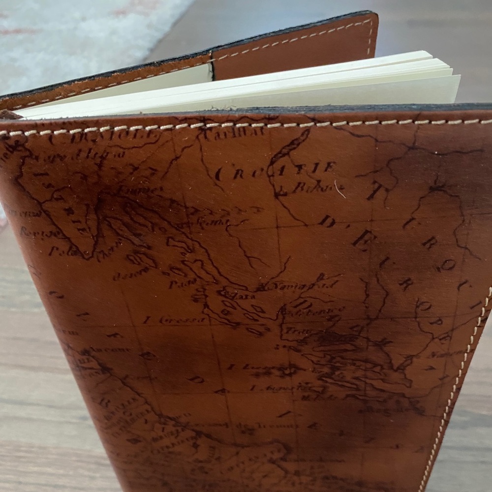 Patricia Nash Leather World Map Notebook